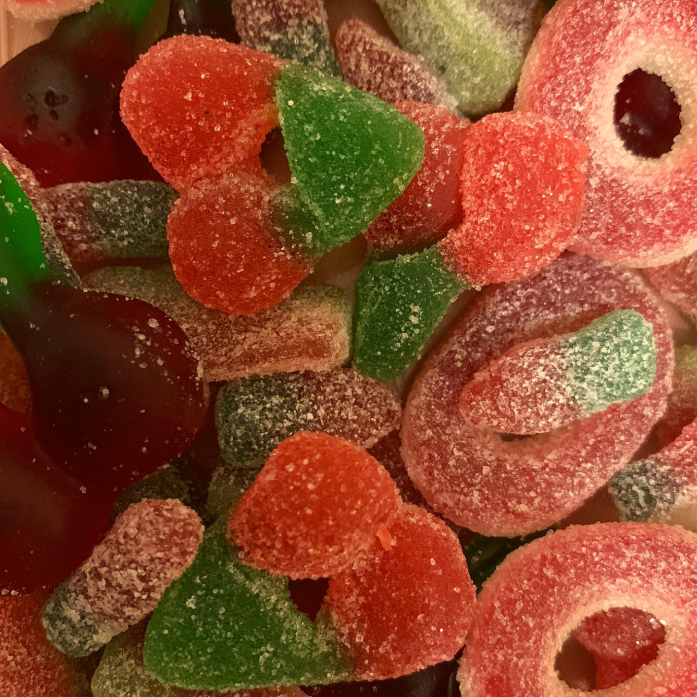 Halal Fizzy Cherry Melon Mix