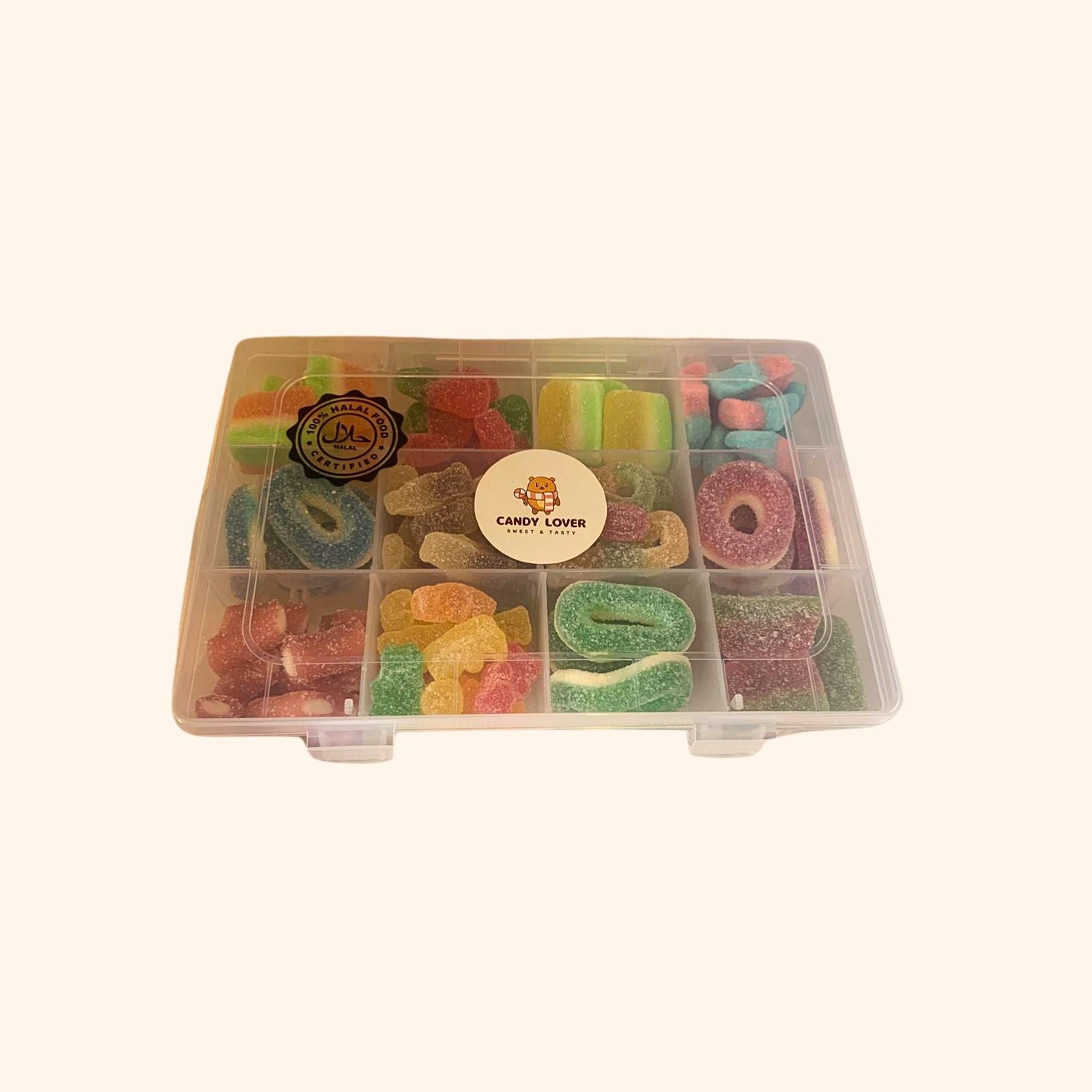 Halal fizzy snoepbox