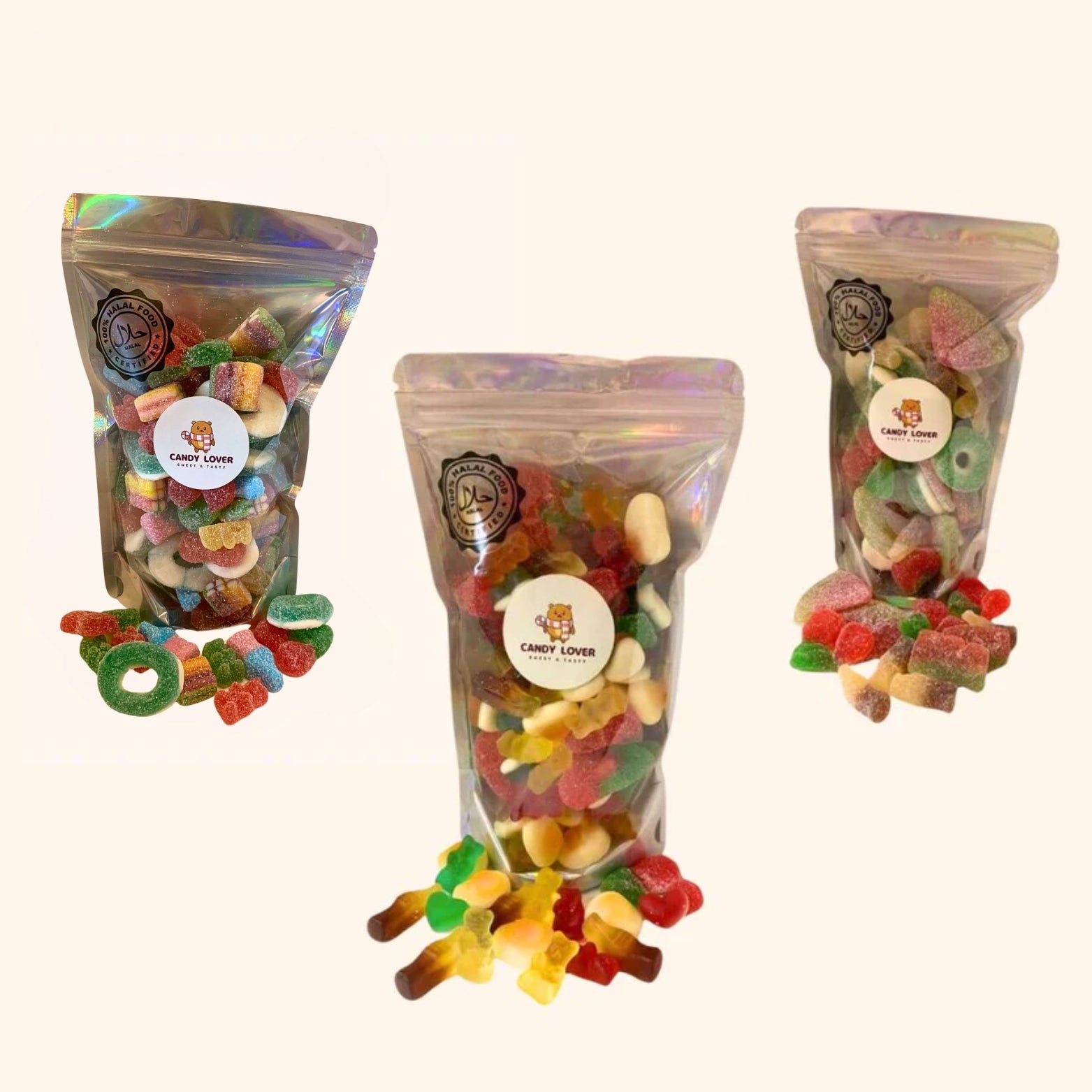 CandyLover's Halal Snoepbundel met diverse halal snoepjes - 100% halal zonder varkensgelatine
