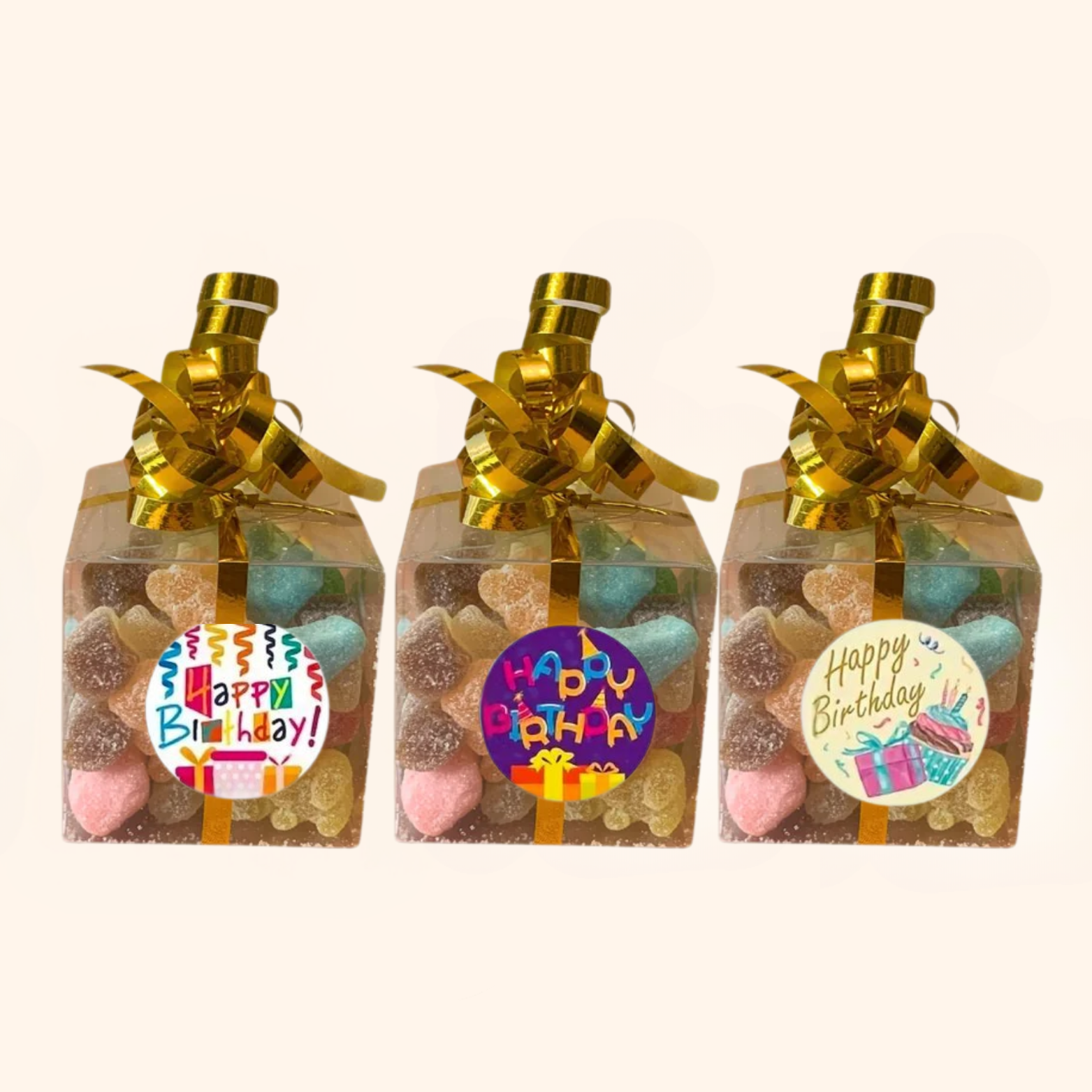 Halal snoep cadeau box voor verjaardag – Candy Lover Happy Birthday Luxe Treats