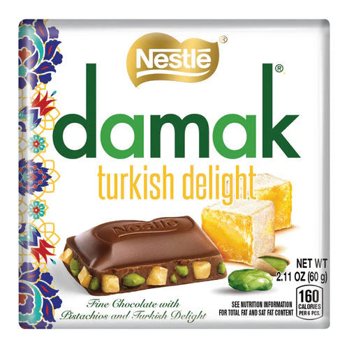 Nestlé Damak Turkish Delight met pistache – halal Turkse chocolade